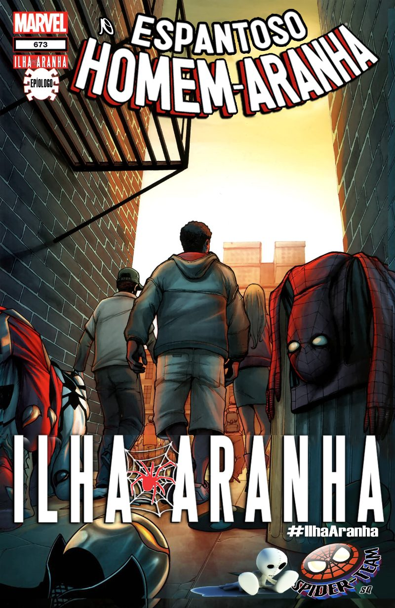 Capa de quadrinho do Homem-Aranha 7