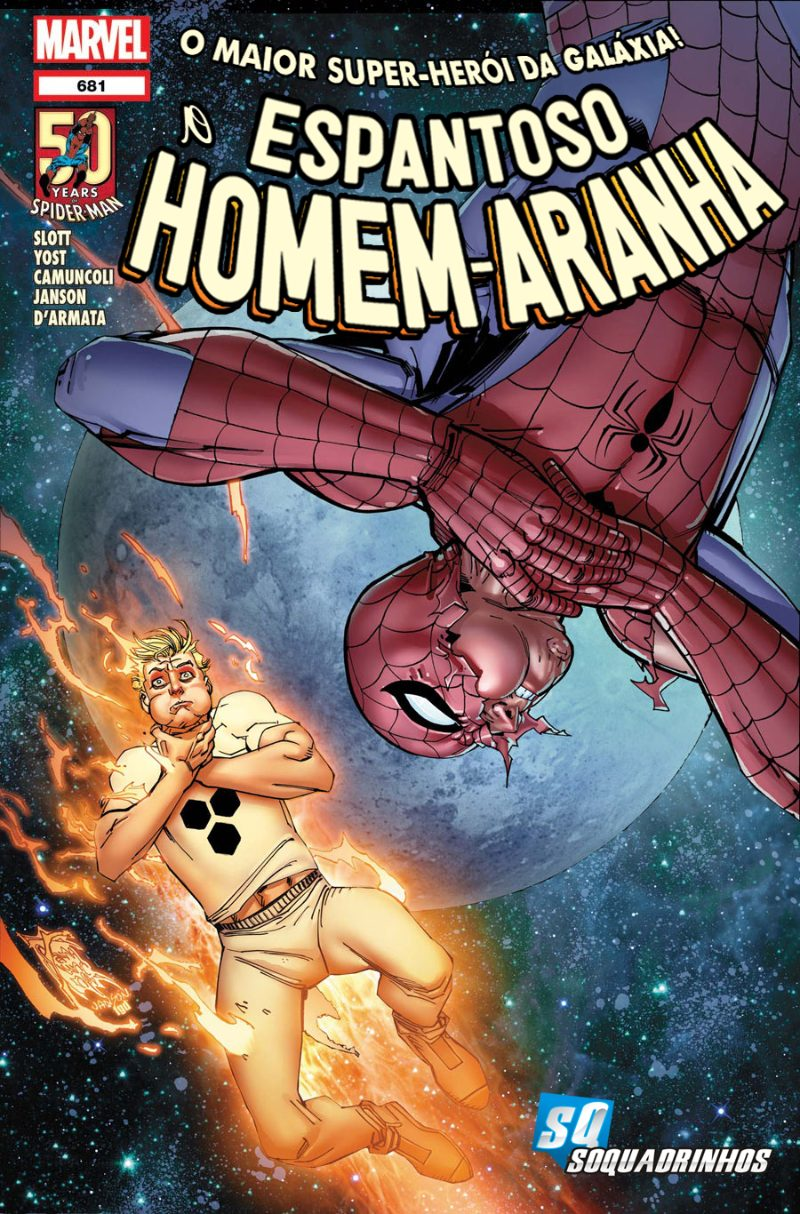 Capa de quadrinho do Homem-Aranha 5