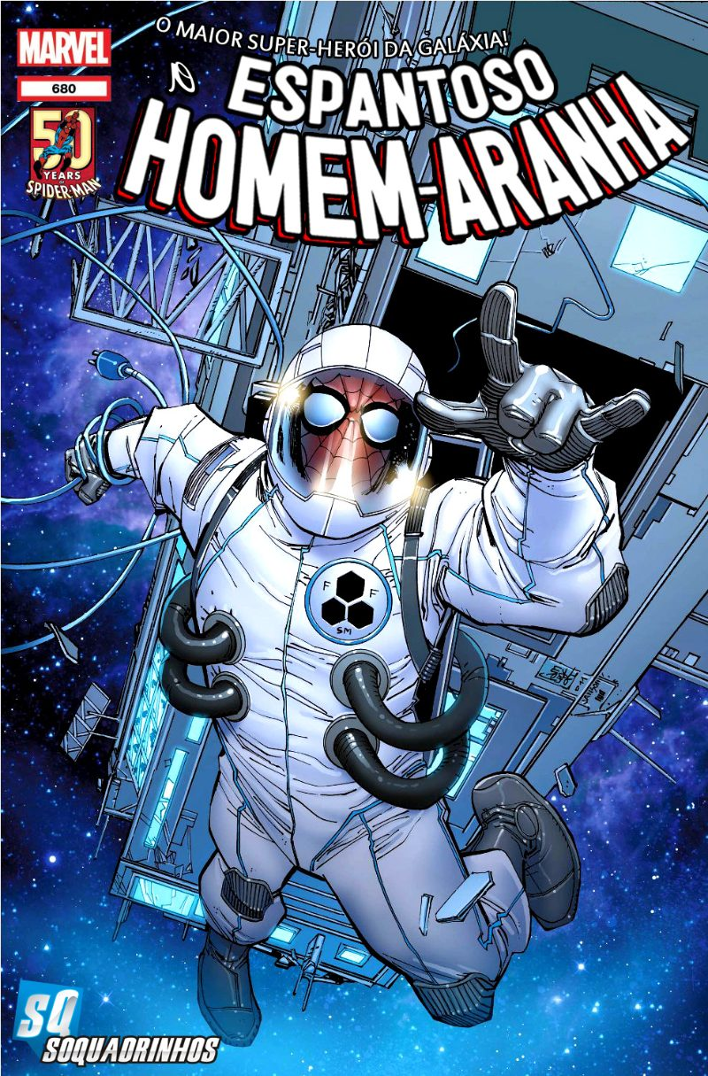 Capa de quadrinho do Homem-Aranha 6